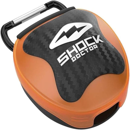 Shock Doctor Men's Case Mouthguard, Orange, One Size