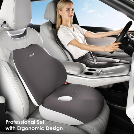 FLORICH Seat Cushion and Lumbar Support Pillow