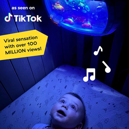 Baby Einstein Sea Dreams Soother, Crib Toy with Remote, Baby Sleep Aid, Calming Lights & Melodies, Newborn and Up