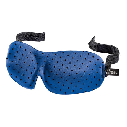 Bucky 40 Blinks No Pressure Printed Eye Mask for Travel & Sleep, Black Dot, One Size