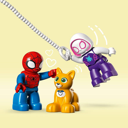LEGO DUPLO Marvel Spider-Man�s House 10995, Spiderman Toy for Toddlers, Boys, and Girls, Spidey and His Amazing Friends Super Hero Set
