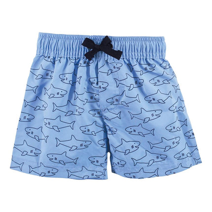 Hudson Baby Unisex Baby Swim Rashguard Set, Sharks, 3-6 Months
