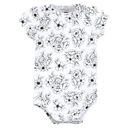 Lot de bodys en coton Hudson Baby unisexe pour bébé, motif Toile Noir, 12-18 mois