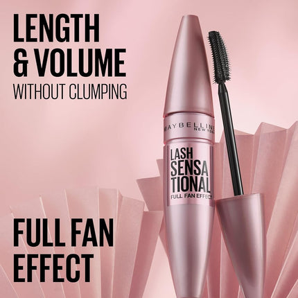 Maybelline New York Full Lash Sensational Effect Volume Washable Mascara - 02 Brownish Black