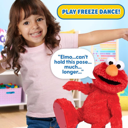 Just Play Sesame Street Hokey Pokey Elmo Plush Toy for Ages 18 Months and Up