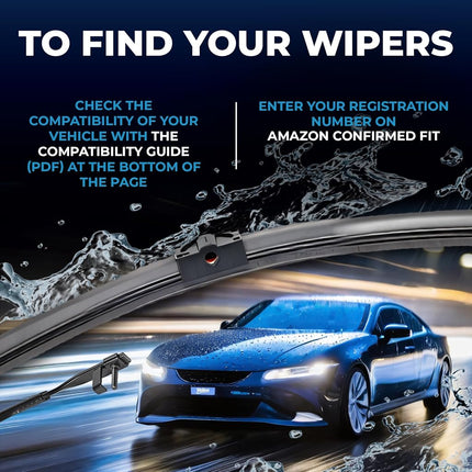 Valeo Silencio Kit of 2 Wiper Blades VF389 - Front - 650 mm / 450 mm