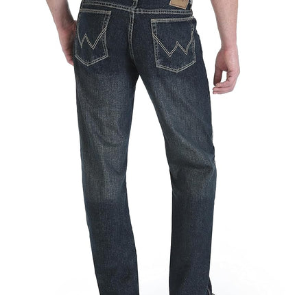 Wrangler Men's Straight Rugged Wear Relaxed Straight Fit Jeans, Union, 32 W/30 L