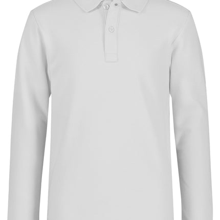 Nautica Boys' School Uniform Long Sleeve Polo Shir