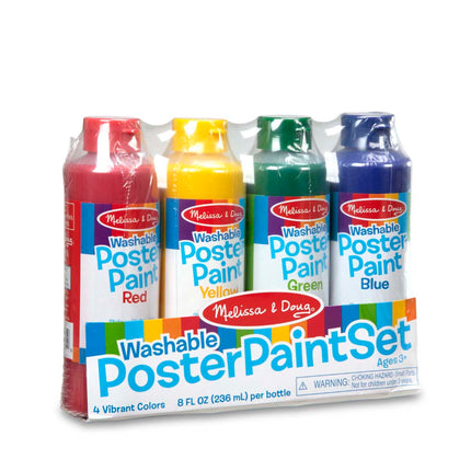 Melissa & Doug Set de pintura para póster de 4 unidades, artículos de arte y manualidades
