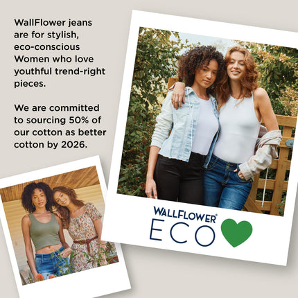 WallFlower Juniors Washed Basic Legendary Bootcut Jeans in Katy Size:0
