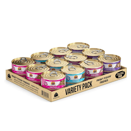 Weruva Classic Cat Food, Variety Pack, Frisky Fish