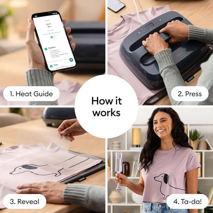 Cricut EasyPress SE - 12"x10" Heat Press - Heat Transfer Machine for T-Shirts, Sweatshirts, Blankets, Pillows & More - Easy to Use - Blue