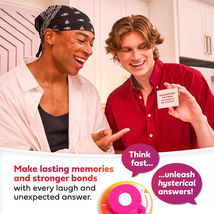 QU!CK QU!CK QU!CK by Relatable, Unleash Your Inner Funny with The Ultimate Party Games for Friends and Family Game Night, Perfect Adult Games & Kids Games, The Fastest Way to Have Fun, Ages 8 to 108
