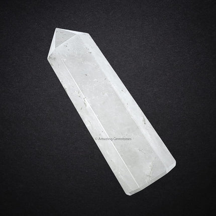 Large Clear Quartz Crystal Towers ~ Natural Healing Crystal Point Obelisk for Reiki Healing and Crystal Grid (5.5" to 6" INCH)