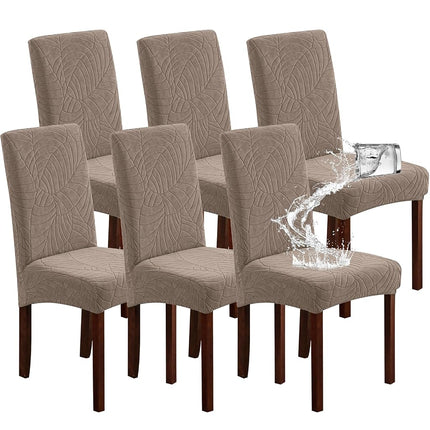 Genina 100% Waterproof Dining Chair Covers, Stretc