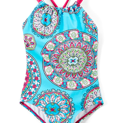 Kanu Surf Girls Jasmine Beach Sport Halter One Pie