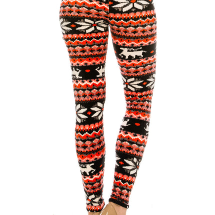 Leggings de terciopelo ALWAYS Casual para mujer - Pantalones de yoga suaves como la mantequilla y cálidos para invierno, 353 / Nórdico, Talla única