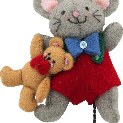 Bucilla 89288E Felt Applique Christmas Ornament Kit, Night Before Christmas, Set of 6