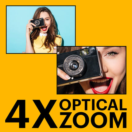KODAK Pixpro FZ45 – 16.44 Megapixel Compact Digital Camera, 4x Optical Zoom, 2.7-inch LCD Screen, 720p HD Video Recording, AA Battery Included – White