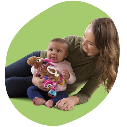 Lamaze Clip and Go Muffin The Moose Soft Toy