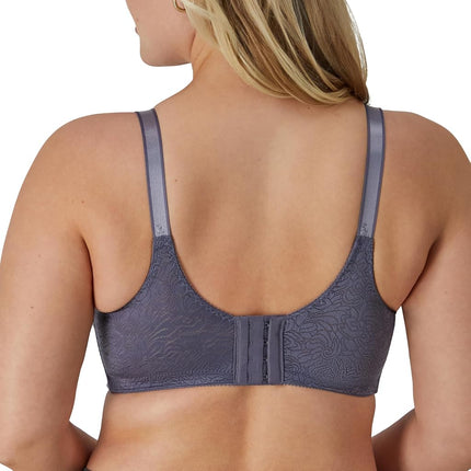 Bali Double Support Wireless Bra, Lace Bra with Stay-in-Place Straps, Full-Coverage Wirefree Bra, Tagless for Everyday Wear, Private Jet, 40C