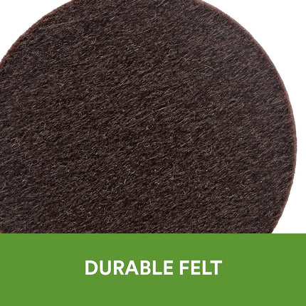 Scotch SP846 SP846-NA Felt Pads, Brown, Assorted Sizes