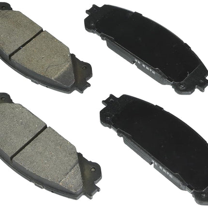 BOSCH BE1324H Blue Ceramic Disc Brake Pad Set w/Hardware - Compatible with Select Lexus NX200t, NX250, NX300/300h, NX350/350h, RX350/350L, RX450h; Toyota Camry, Highlander, RAV4, Sienna + More; FRONT