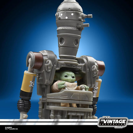Star Wars The Vintage Collection IG-12, Grogu & Anzellan, Deluxe The Mandalorian 9.5-cm Action Figure Set