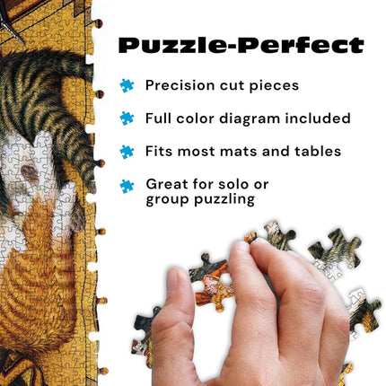 Buffalo Games - Charles Wysocki - All Burned Out - 1000 Piece Jigsaw Puzzle for Adults -Challenging Puzzle Perfect for Game Nights - Finished Size is 26.75 x 19.75