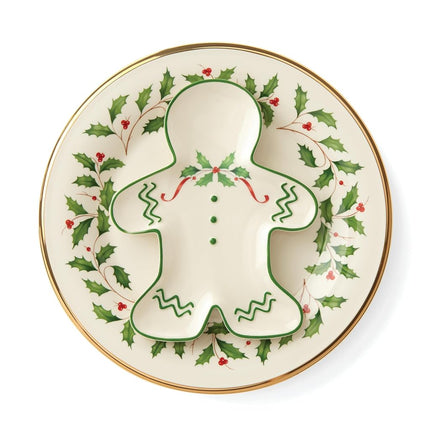 Lenox Holiday Gingerbread Man Accent Plate