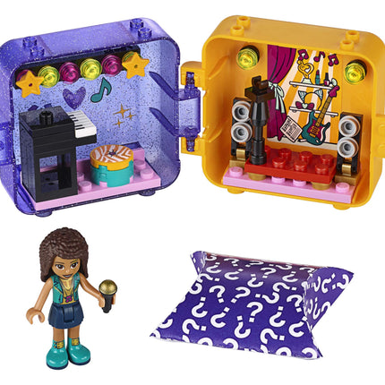 LEGO Friends Andrea’s Play Cube 41400 Building Kit, Includes a Pop Star Mini-Doll and Toy Pet, Sparks Creative Play, New 2020 (49 Pieces)