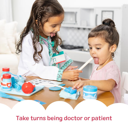 Melissa & Doug Doctor's Kit � Medical Role Play Set for Boys & Girls | With Emergency Bag & Tools | Age 3+