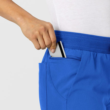 WonderWink Women's Flex-n-Reach Track Scrub Pant, Royal, Small