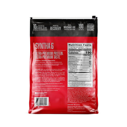 BSN SYNTHA-6 Ultra Premium Protein Blend, Chocolate Milkshake, 4.56kg, 97 Servings