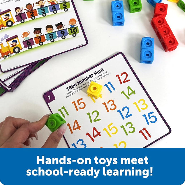 Learning Resources Skill Builders! Number Learning 71-pc Kit - Preschool Learning Activities, Manipulatives for Kids, Gifts for Kids Ages 4+