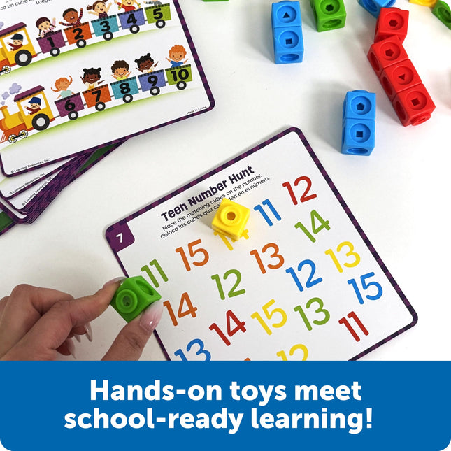Learning Resources Skill Builders! Number Learning 71-pc Kit - Preschool Learning Activities, Manipulatives for Kids, Gifts for Kids Ages 4+