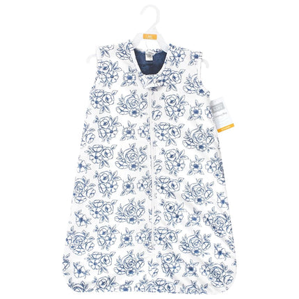 Hudson Baby Saco de dormir de piel sintética de felpa unisex para bebé, manta usable, toile azul, 18-24 meses, toile azul, 18-24 meses