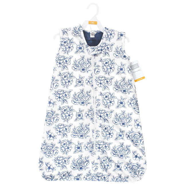 Hudson Baby Saco de dormir de piel sintética de felpa unisex para bebé, manta usable, toile azul, 18-24 meses, toile azul, 18-24 meses