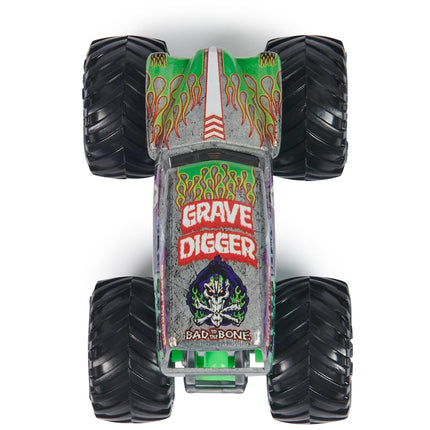 Monster Jam, Official Grave Digger Monster Truck, Die-Cast Vehicle, 1:64 Scale, Kids Toys for Boys Ages 3 and up