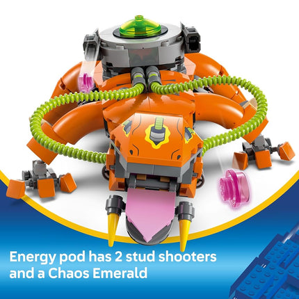 LEGO Sonic the Hedgehog Super Shadow vs. Biolizard Set, Building Toy Includes 3 Video Game Characters and a Chaos Emerald, Gifts for Gamers, Boys and Girls aged 9 Plus 77003