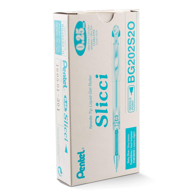 Pentel Arts Slicci 0.25 mm Extra Fine Gel Pen, Bab