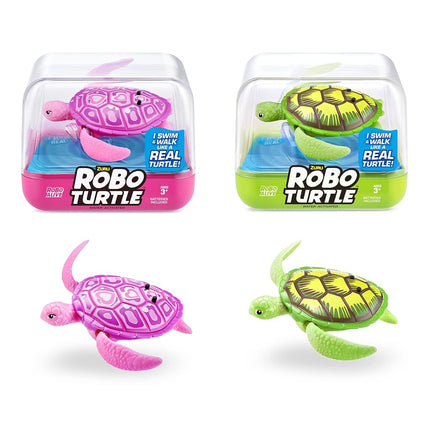 Robo Turtle Robotic Swimming Turtle Toy (2 Pack, G