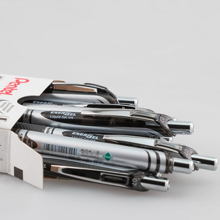 Pentel Energel Deluxe Black � Ballpoint Pens (Black)