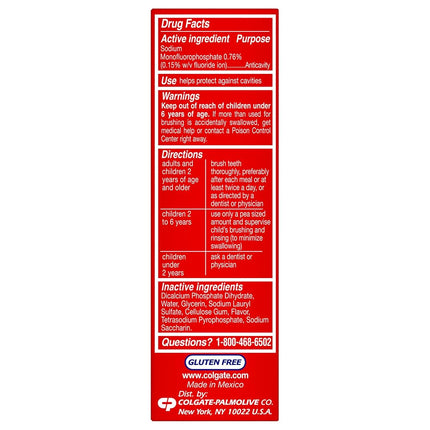 Colgate Cavity Protection Toothpaste with Fluoride - 1 ounce (24 Pack)