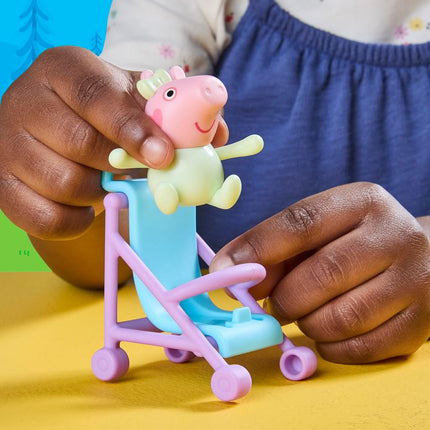 Peppa Pig Peppa's Travels: Big Family Adventure Figure and Accessories Set, Includes Baby Evie, Preschool Toys for Girls and Boys 3+
