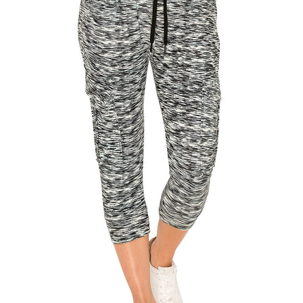 Pantalones Capri Cargo Jogger ALWAYS para mujer - Pantalones deportivos informales supersuaves con cordón y puños, Sdblue, Mediano