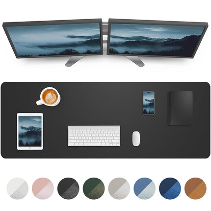 Leather Desk Pad Protector,Mouse Pad,Office Desk M