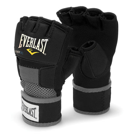 Everlast Evergel Boxing Hand Wraps (M, Black), Men