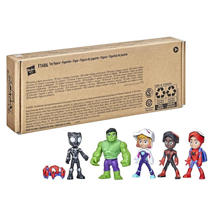 Hasbro SPIDEY AND HIS AMAZING FRIENDS Marvel Hero Reveal Multipack With Mask-Flip Feature