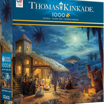 Ceaco - Thomas Kinkade Christmas Nativity - 1000 P